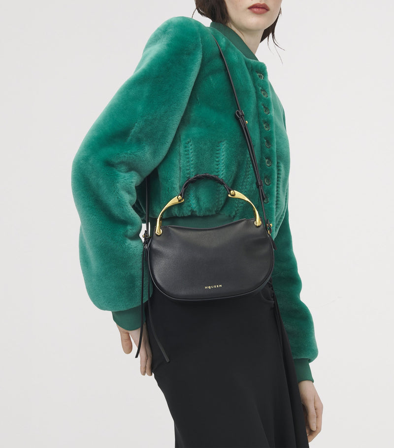 McQueen mini leather wishbone top-handle bag - British product