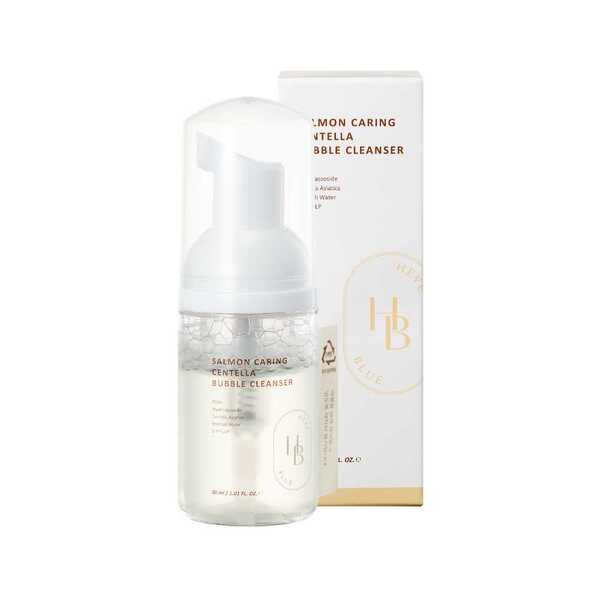Heveblue Salmon Centella bubble cleanser 30ml (British brand)