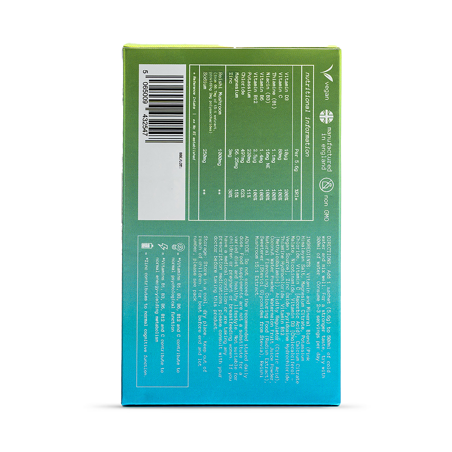 Spacegoods Hydro Dust electrolyte powder watermelon flavour 10 sachets - British product