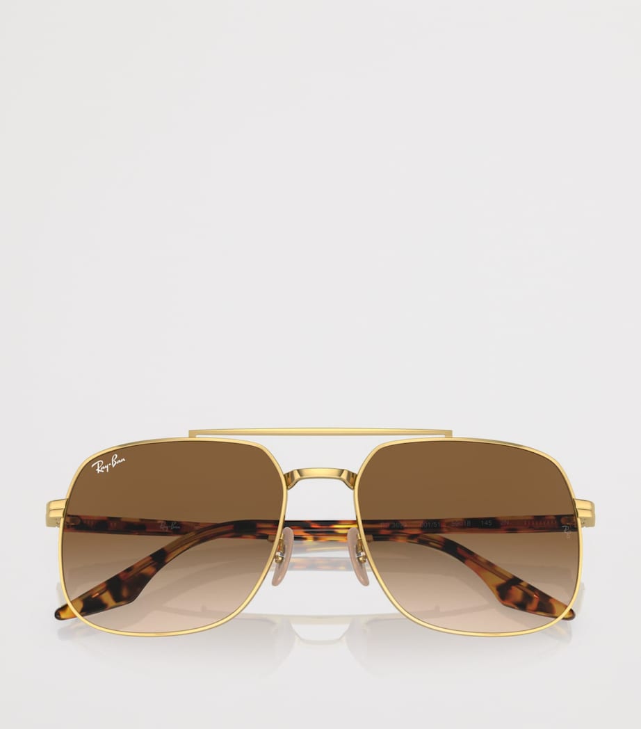 Ray-Ban gerundete Piloten-Sonnenbrille (britische Marke)