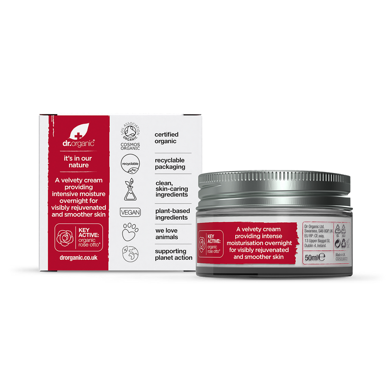 Dr Organic Rose Otto Night Cream 50ml - 998259