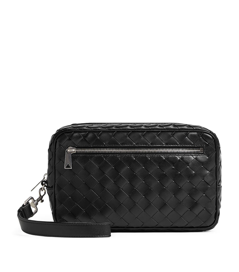 Bottega Veneta leather Intrecciato wash bag - British product