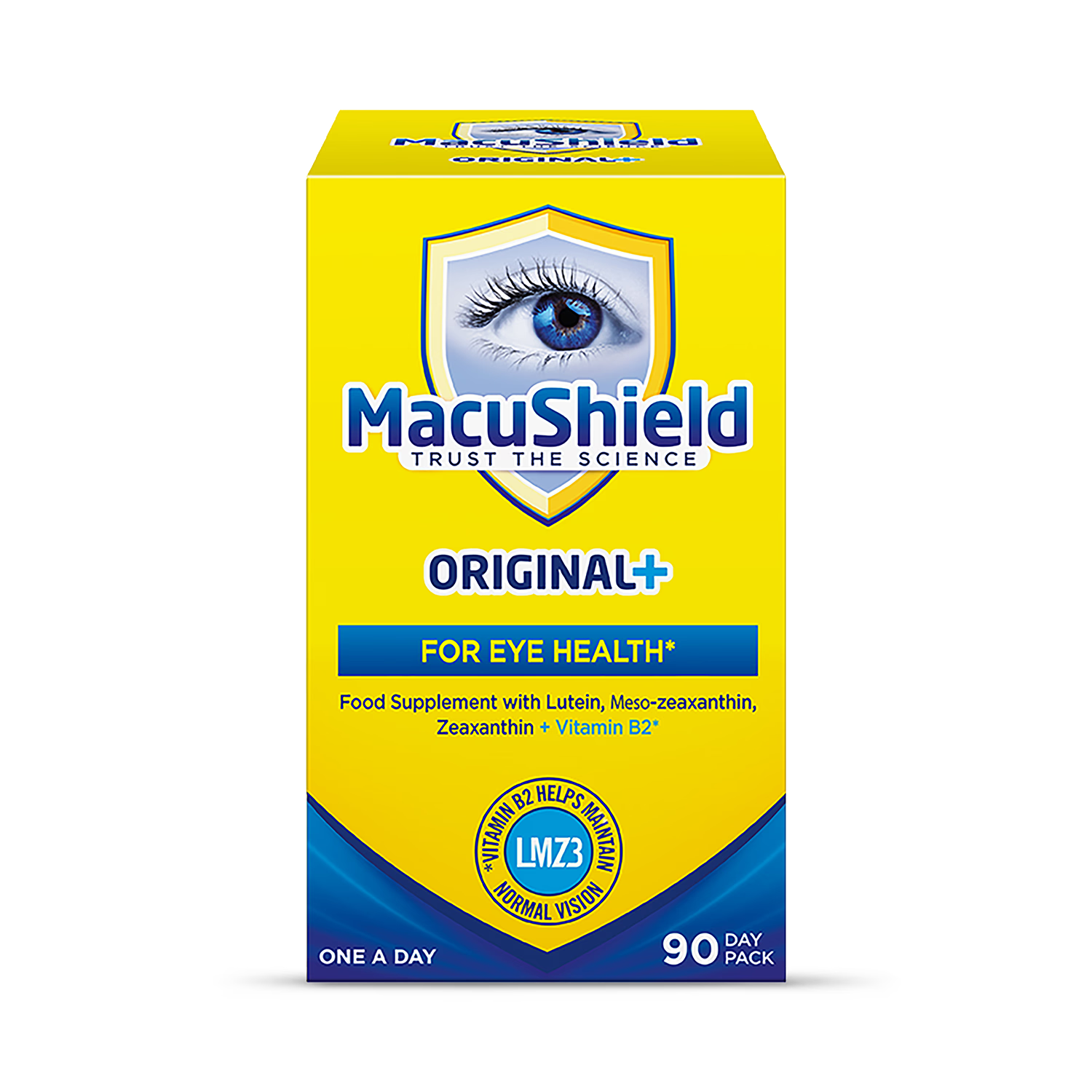 Eye Health Supplement with Lutein, Zeaxanthin and Meso-Zeaxanthin, 90 Capsules