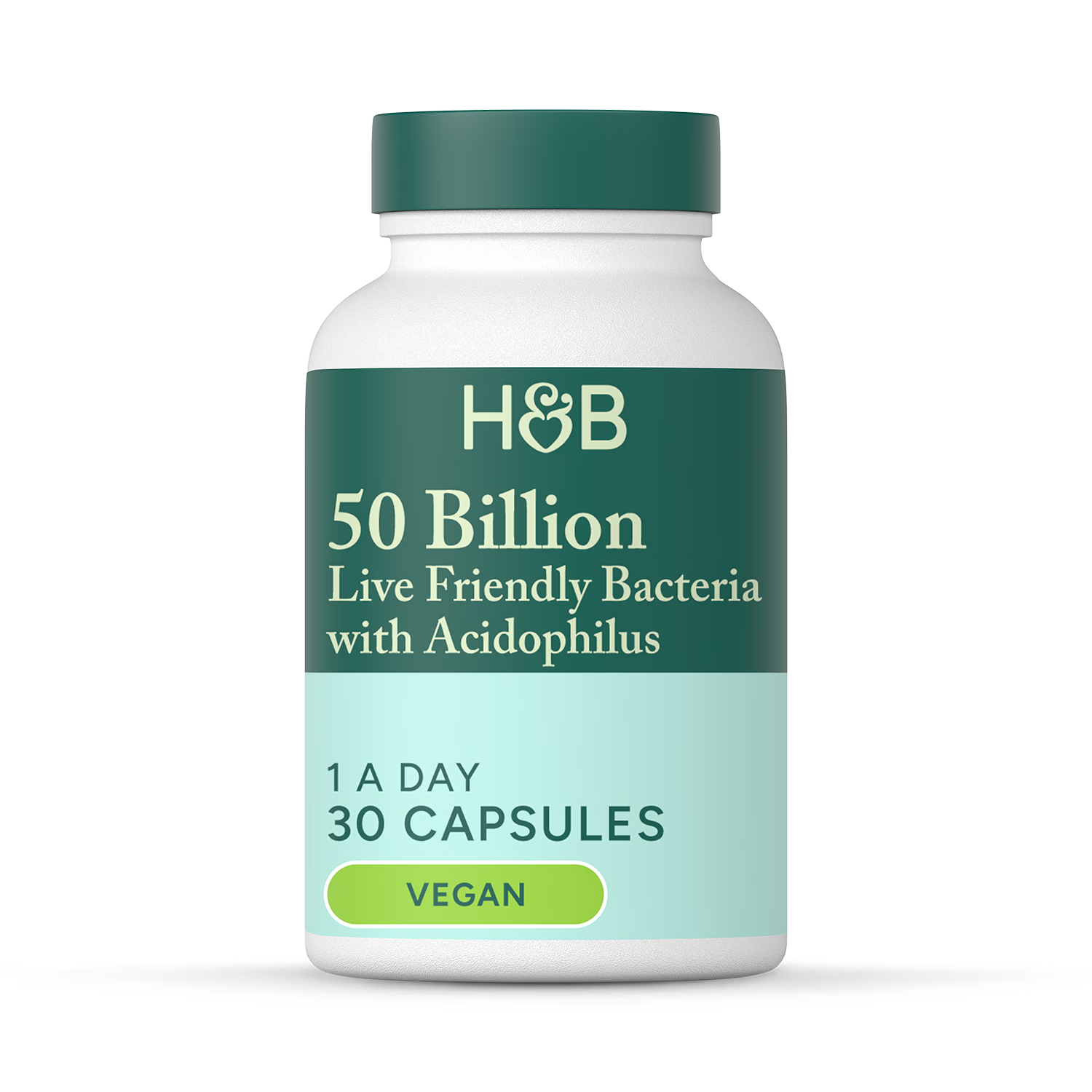 Holland & Barrett Friendly Bacteria 50 Billion 30 Capsules, UK version