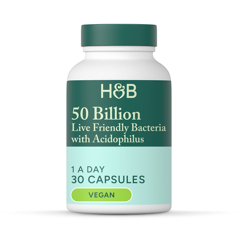 Holland & Barrett Friendly Bacteria 50 Billion 30 Capsules, UK version