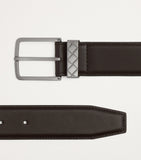 Bottega Veneta leather belt Intreccio loop 3.5cm, imported from the UK