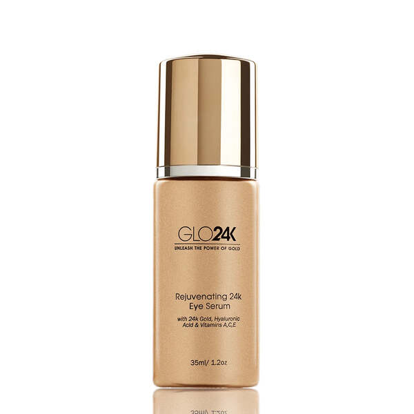 GLO24K Rejuvenating Eye Serum 24k Gold, UK version.
