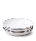 FELDSPAR set of 4 cobalt pasta bowls 22cm - British product