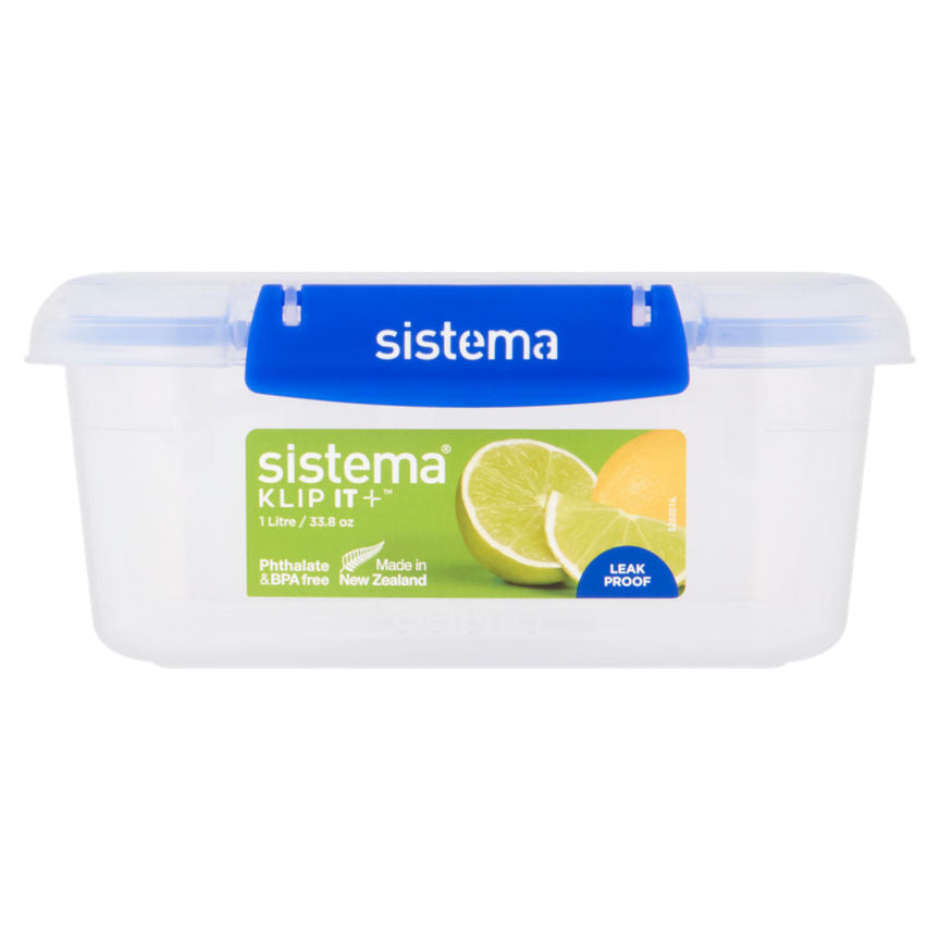 Sistema Multi-Coloured Klip It Food Storer 1 Litre