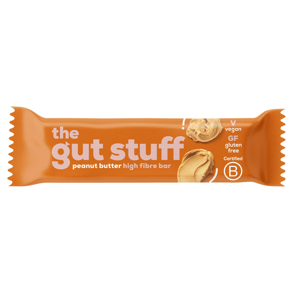 The Gut Stuff Peanut Butter High Fibre Bar 35g