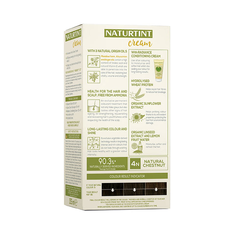 Naturtint Hair Colour Cream 4N Natural Chestnut (British brand)
