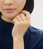 Chaumet Torsade de Chaumet platinum diamond wedding band, imported from the UK