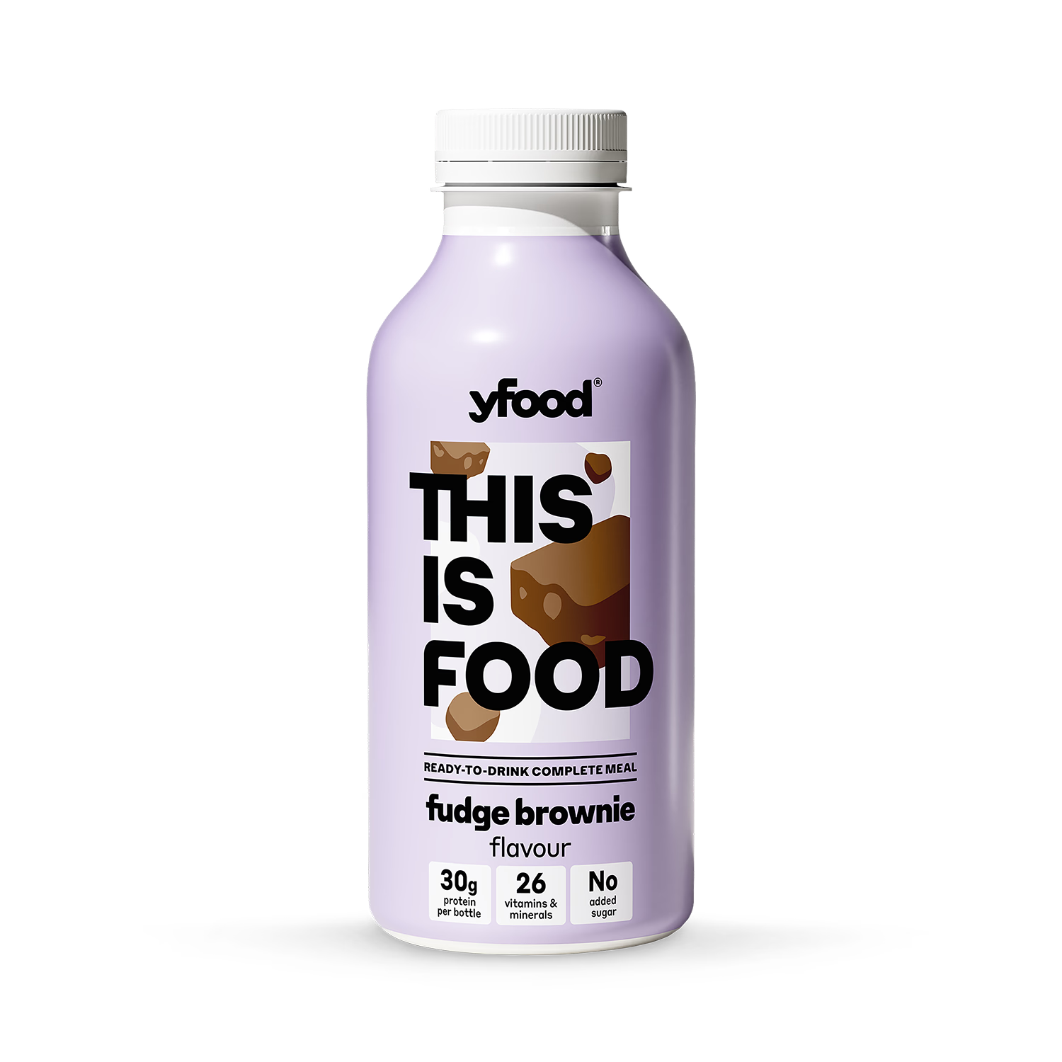 Yfood ready-to-drink meal fudge brownie 500ml (British brand)