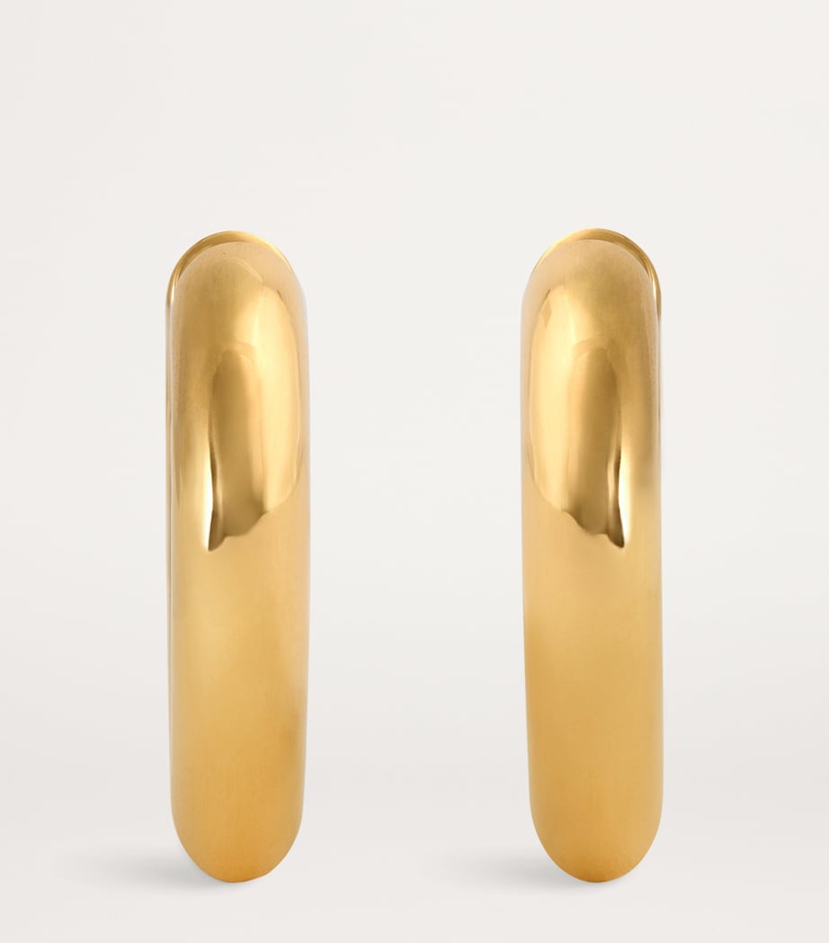 Engelbert gold drop link earrings - British product