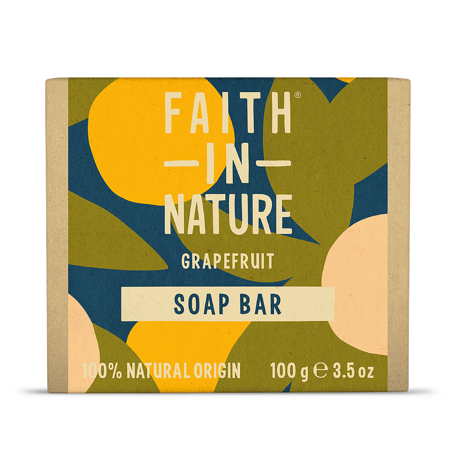 Faith In Nature grapefruit soap bar 100g - British product