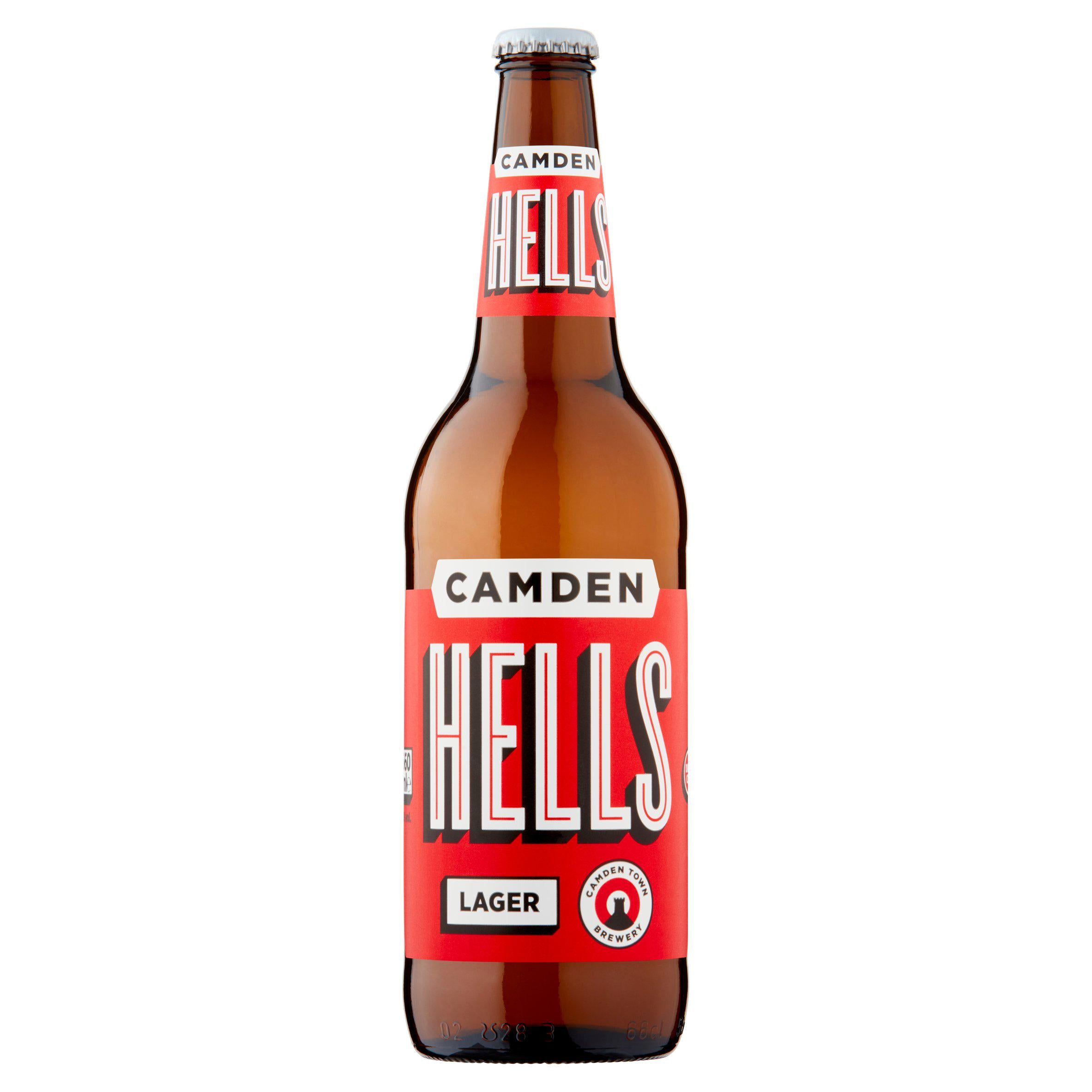 Camden Hells Lager Bottle 660ml All beer Sainsburys   