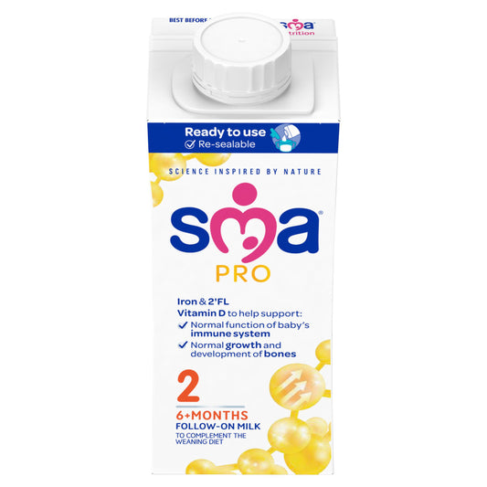SMA PRO Follow On Baby Milk Liquid Ready To Feed 200ml baby milk & drinks Sainsburys   