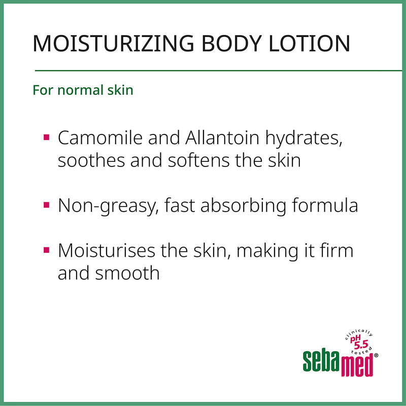 Sebamed body lotion 200ml for sensitive skin, imported from the UK