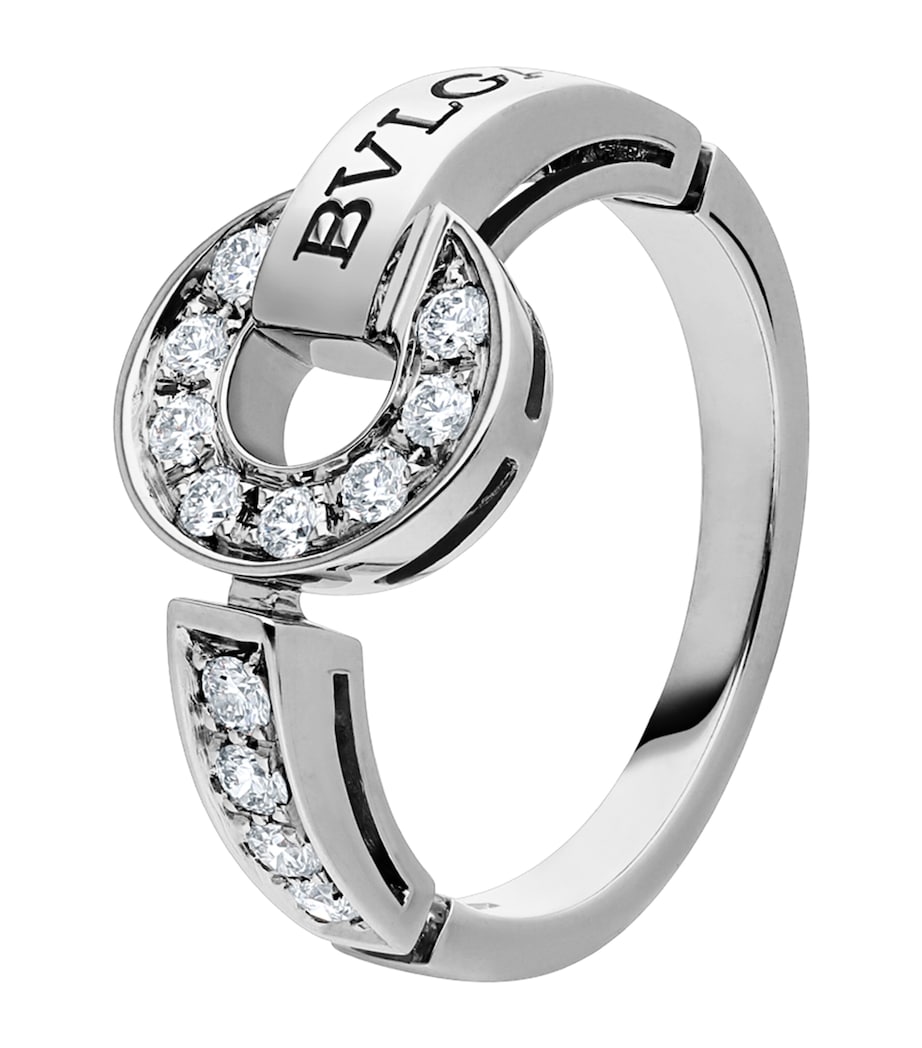 Bvlgari white gold diamond ring BVLGARI BVLGARI, UK version