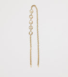 Chloé Script gold-tone brass belt - British product