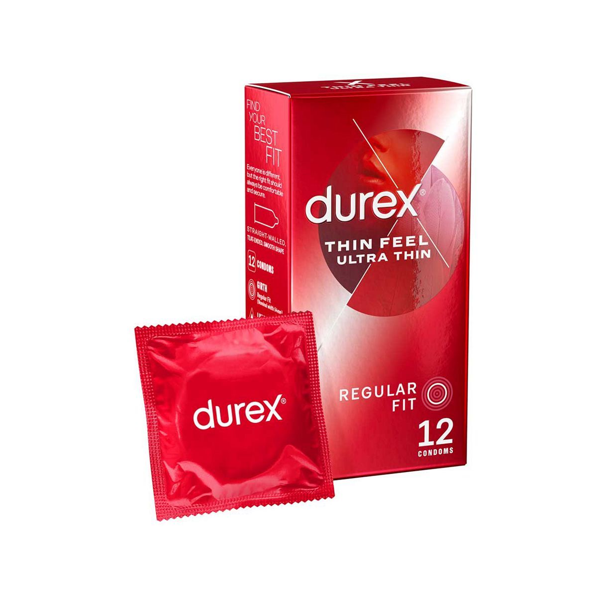 Durex Thin Feel Ultra Thin Condoms - 12 Pack Intimate Care Boots   