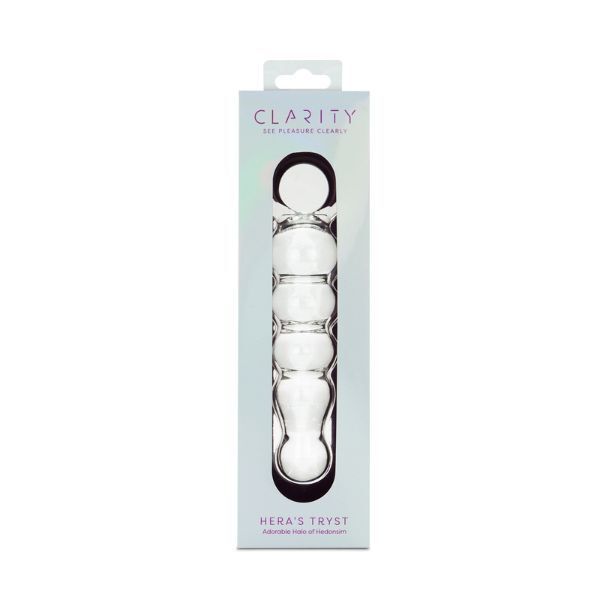 Clarity Hera's Tryst glass dildo, UK version