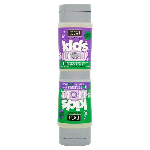 DGJ Organics Kids Top to Toe Shampoo &amp;amp; Body Wash Apple &amp;amp; Blackcurrant   250ml