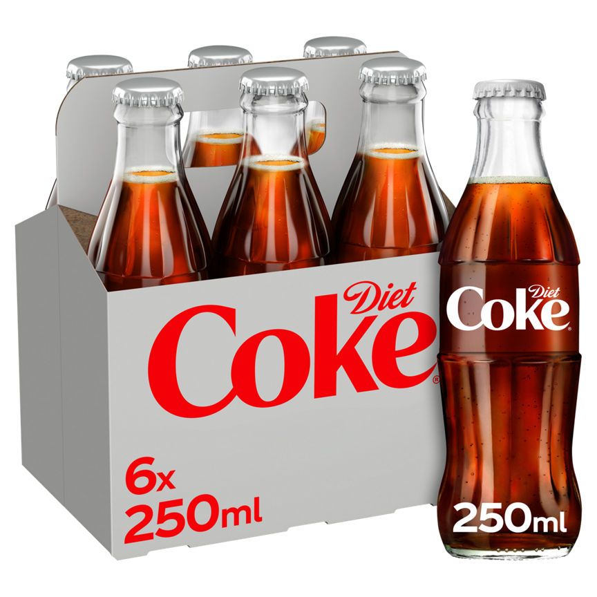 Diet Coke Glass Bottles