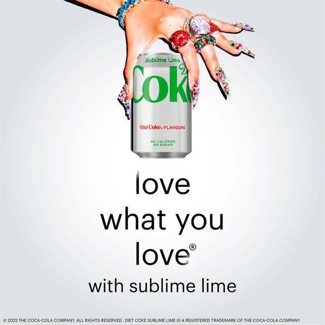 Diet Coke Sublime Lime   8 x 330ml