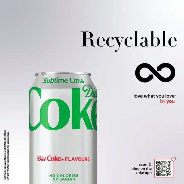 Diet Coke Sublime Lime   8 x 330ml