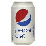 DIET PEPSI BARCODED CANS 24 X 330ML