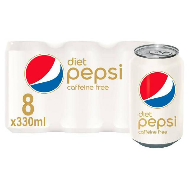 Diet Pepsi Caffeine Free Cans 8x330ml