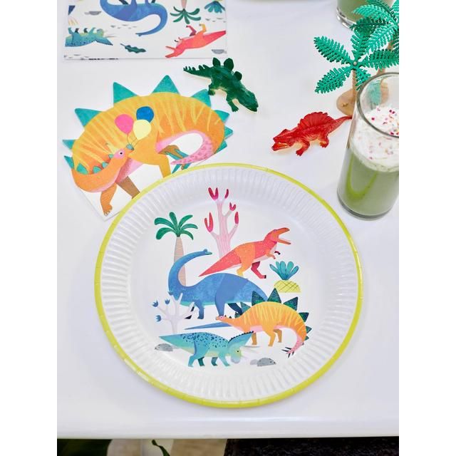 Dinosaur Kingdom Plate 23cm