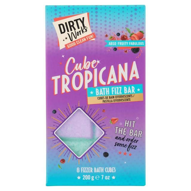 Dirty Works Fizzy Bath Cubes 200g