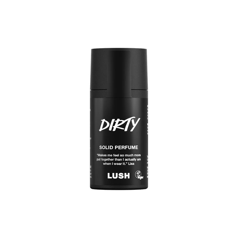 Dirty solid perfume with spearmint and sandalwood, UK version