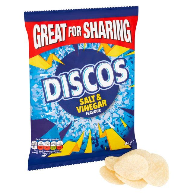 Discos Salt &amp;amp; Vinegar Sharing Crisps   86g