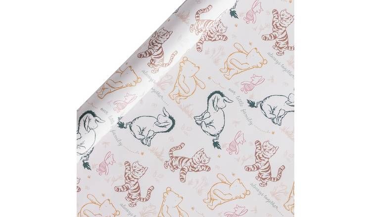 Disney 2 Rolls Winnie The Pooh Wrapping Paper Set