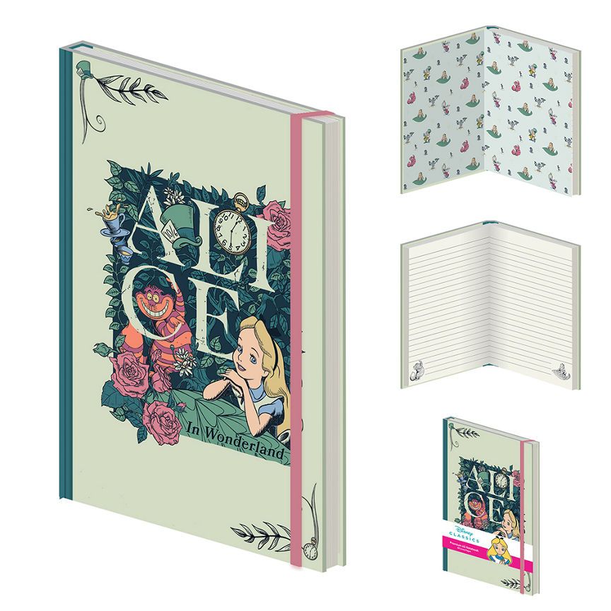 Disney Alice in Wonderland A5 Premium Notebook