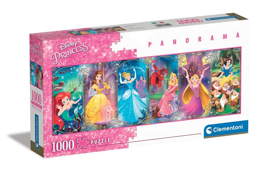 Disney Clementoni 1000pcs Panorama Puzzle - Disney Princess