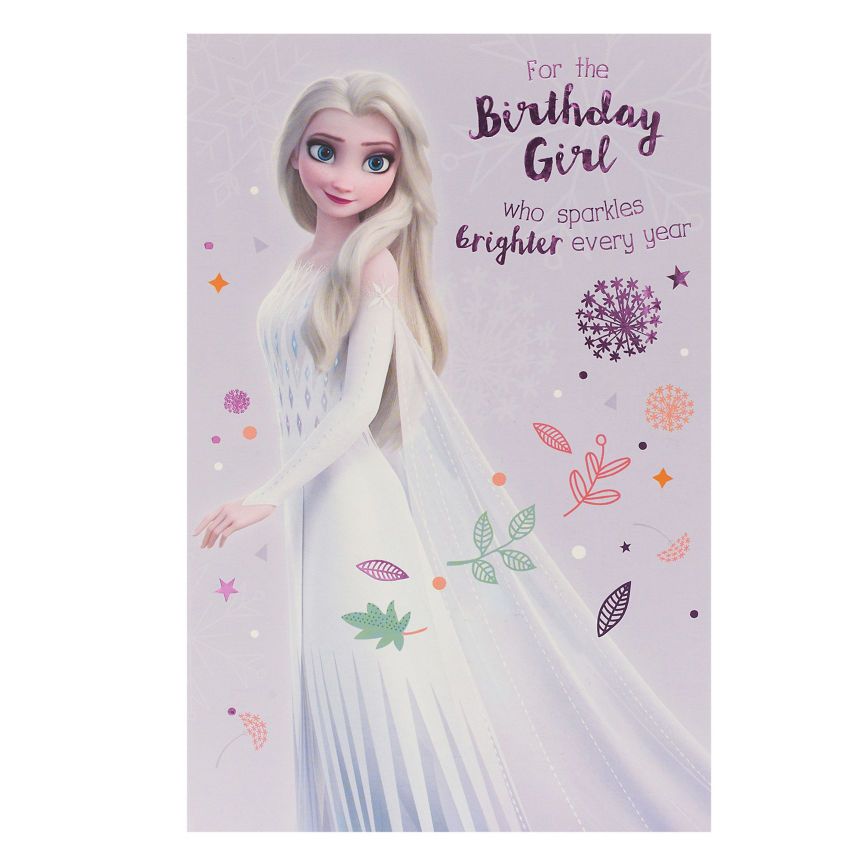 Disney Frozen Elsa Birthday Card