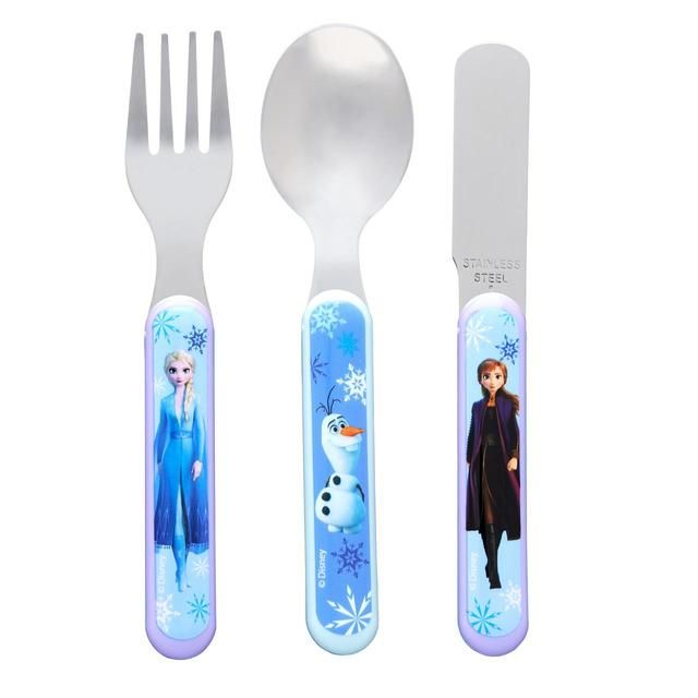 Disney Frozen II 3 Piece Metal Cutlery Set