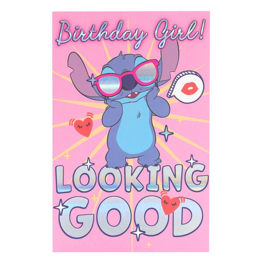 Disney Lilo and Stitch Birthday Card