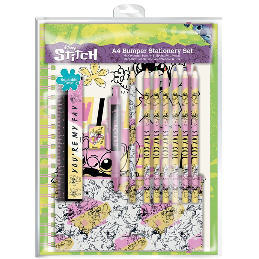 Disney Lilo &amp;amp; Stitch Bumper Stationery Set