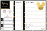 Disney Mickey Black &amp;amp; Gold Desk Planner