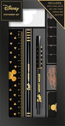 Disney Mickey Black & Gold Stationery Set