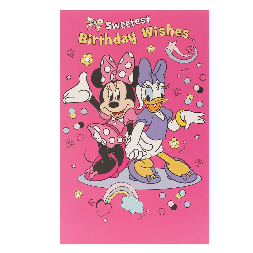 Disney Minnie Mouse and Daisy Birthday Card