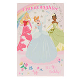 Disney Multi Princess Granddaughter Birthday Card