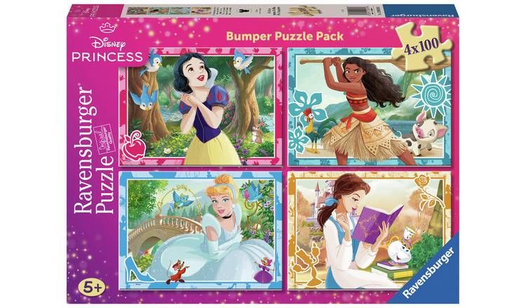 Disney Princess 4X100 Pieces Puzzle