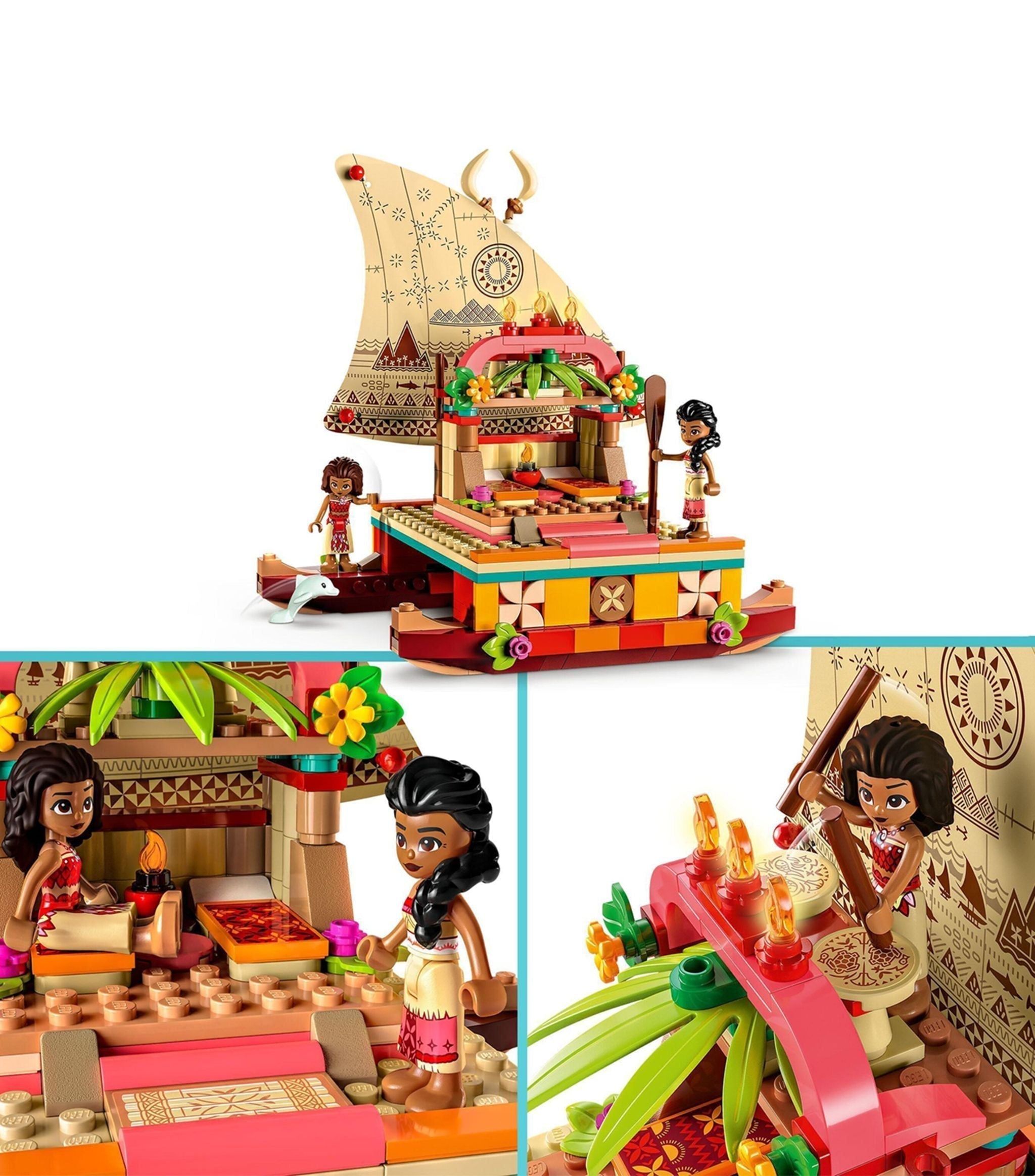 Disney Princess Moana's Wayfinding Boat 43210