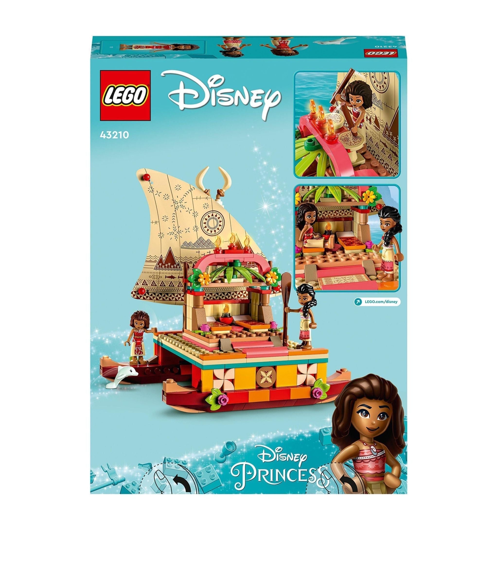 Disney Princess Moana's Wayfinding Boat 43210